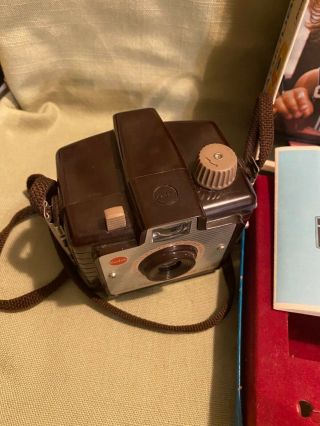 3 Vintage Cameras,  Brownie Holiday Flash,  Magicube,  & Kodak Retina Automatic 2