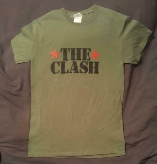 The Clash Punk Rock Band Vintage T Shirt,  Men 