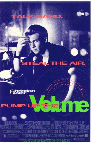 Pump Up The Volume Movie Poster Mini Christian Slater