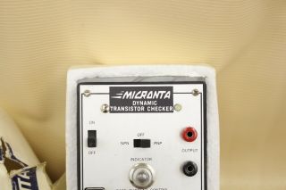 Vintage Micronta Dynamic Transistor Tester 22 - 024 Testing Tool - M80 2