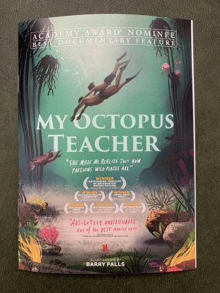 My Octopus Teacher Fyc Mini Coloring Book Oscar Ad Promo Pressbook