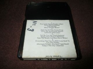 Pop Rock 31 Various Artists - 8 Track Tape - Vintage 2