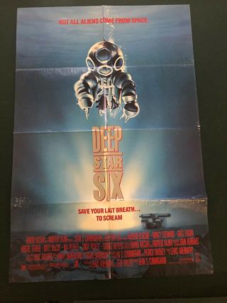Deep Star Six Movie Poster 27x40