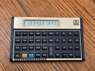 Hewlett Packard Hp 12c Vintage Financial Business Calculator Batteries