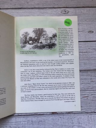 Vintage Longfellow ' s Wayside Inn Booklet Sudbury Massachusetts 1989 History 3