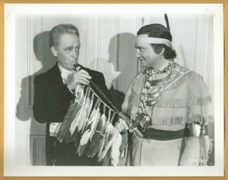 " Man Of Conquest " (1939) Richard Dix News Photo Andrew Jackson Indian Peace Pipe
