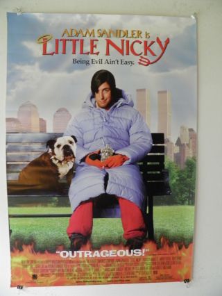 Little Nicky Rolled Movie Poster Adam Sandler 2000 27 By 40