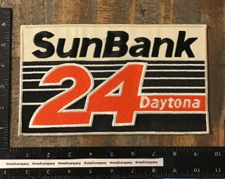 Vintage Sunbank 24 Daytona Nascar Racing Large Jacket Crew Patch