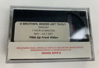 Twa Vintage 8mm Movie O Brother Where Art Thou? In Flight Video Film Clooney Old