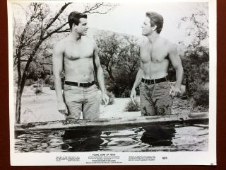 James Mitchum And Gary Conway In Young Guns Of Texas.  Vintage Photo 1963.  8 " X 10 ".