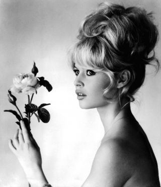 Brigitte Bardot Sensual With Flower In Hand 8x10 Picture Celebrity Print