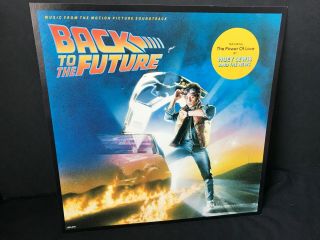 Vintage Back To The Future Motion Picture Soundtrack Album Flat Promo Poster B