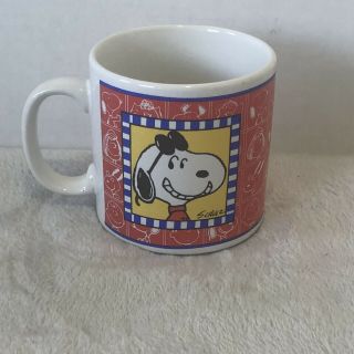 Vintage Willitts Designs Snoopy Peanuts 40 Years Of Happiness Coffee Mug