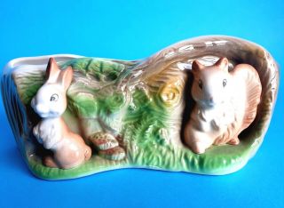 Vintage Withernsea Eastgate Pottery Fauna Jardiniere,  Number 92