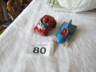 Vintage Corgi Superman Supermobile & Matchbox Lesney Mini Haha Cars Bundle