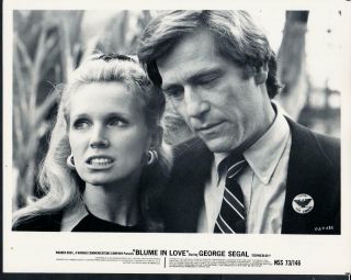 Susan Anspach And George Segal In Blume In Love 1973 Movie Photo 38643