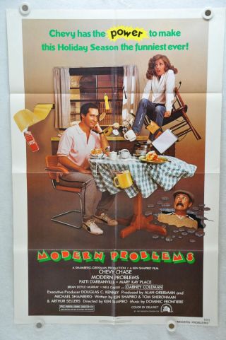 1981 Modern Problems 1sh Movie Poster 27 X 41 Chevy Chase D 
