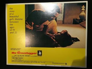 Grasshopper 1970 Lobby Card Movie Poster Blaxploitation Jim Brown Nfl Browns