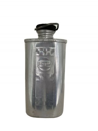 Vintage Army Camping Aluminum Water Bottle Canteen