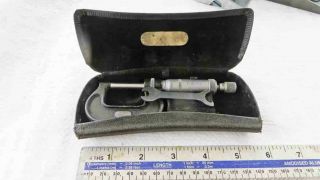 Vintage Cased Moore & Wright No:964a Micrometer 0.  001 " Vgc Old Tool