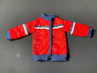 Sindy Alpine Sports 1983 Red Quilt Ski Jacket Padded 44131 Fit 12 " Doll 1:6