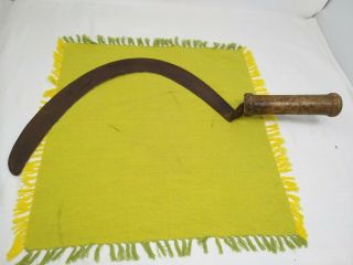 Vintage Brades 106 No.  2 Hand Hook Scythe Sickle Garden Tool Grass Slasher