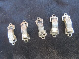 5 X Vintage Bracelet Clasps Old Stock