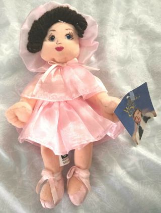 The Wizard Of Oz Munchkin Ballerina Girl Plush Doll 9 " 1998 Warner Bros With Tag