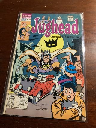 Jughead The Crowned Crusader No.  17 April Archie Series Vintage Comic Book