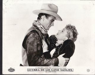 John Wayne And Martha Scott In In Old Oklahoma 1943 Movie Photo 43556