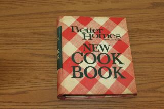 Better Homes & Gardens Cookbook Recipe 8th 1968 Vtg Binder Red White