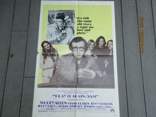 Vintage 1972 Movie Poster; Play It Again Sam