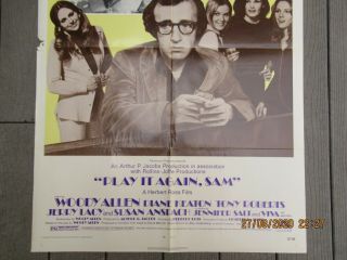 Vintage 1972 Movie Poster; Play it again Sam 3