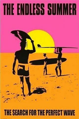 The Endless Summer Surfing 1966 Decal Vinyl Bumper Sticker Or Fridge Magnet