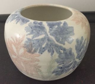 Vintage Conway Pottery Vase Wales - Studio Pottery Cornflower Pattern