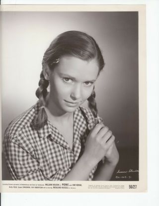 The Picnic Susan Strasberg 1955 Publicity Press Photo 8x10 B&w