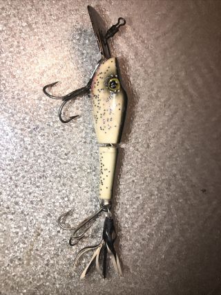 Fred Arbogast Hula Pike Fishing Lure Vintage Collectible Glitter