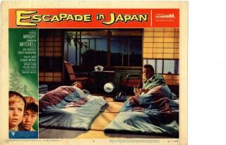 Escapade In Japan 1957 Release Lobby Card Teresa Wright,