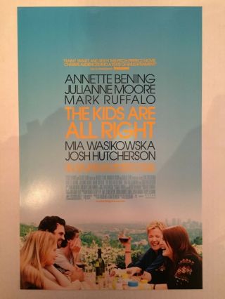 The Kids Are All Right Advance Promotional Movie Poster Annette Bening