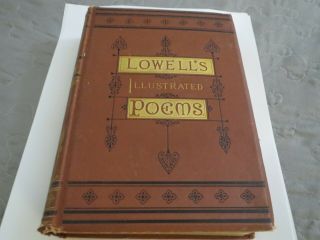 Vintage 1881 The Poetical Of James Russell Lowell The Revised Edition