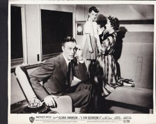 Gloria Swanson James Warren Three For Bedroom C 1952 Vintage Movie Photo 35132