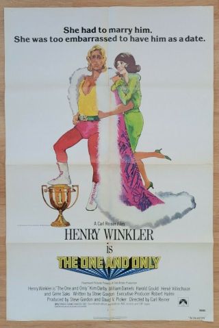 The One And Only - 1978 Henry Winkler Vintage One Sheet Movie Poster