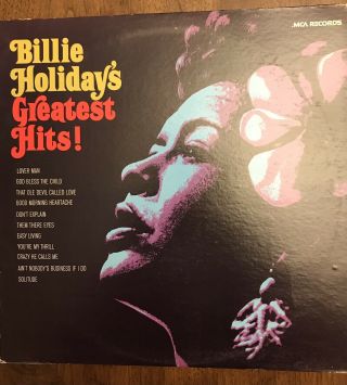 Vintage Vinyl Lp Billie Holiday’s Greatest Hits 1980 Record Album