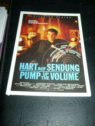Pump Up The Volume,  Film Card [christian Slater,  Ellen Greene]