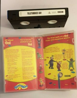 TELETUBBIES - GO - VHS VINTAGE 2001 3