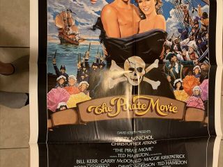 THE PIRATE MOVIE - 1982 Folded 27x41 Movie Poster 3