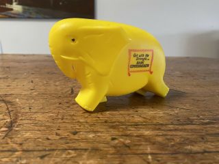 Vintage Commonwealth Bank Of Australia Elephant Money Box Get With The Strength