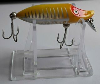 Heddon Tiny Floating Runt Fishing Lure 2 1/2 Inches (yellow Shore X Ray)