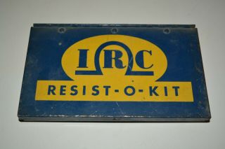 Vintage Irc Resist - O - Kit Resistors Storage Box