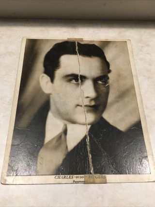 Charles “buddy” Rogers Hollywood Photo Card Vintage